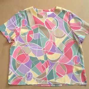 Alfred Dunner blouse size14